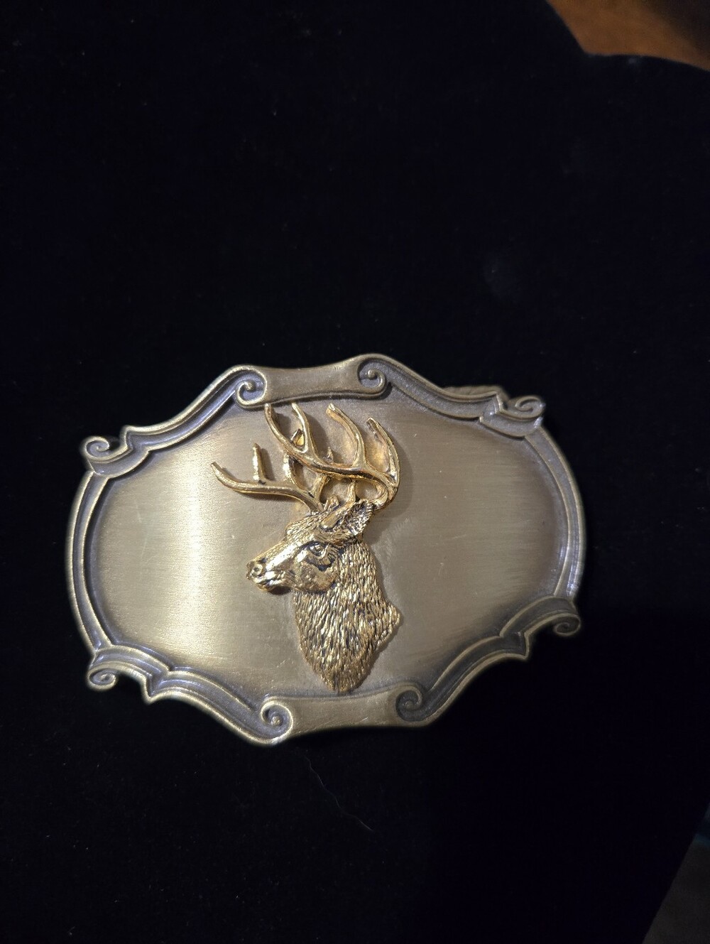 Vintage 1980 Raintree Buck Deer Buckle